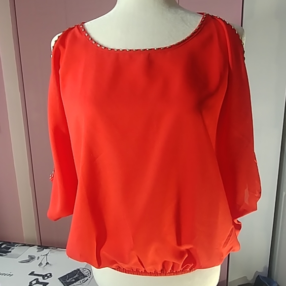 RolyPoly orange blouse - Picture 3 of 8